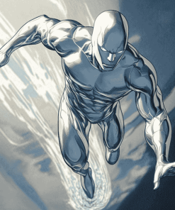 Aesthetic Silver Surfer Diamond Painting