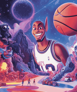 Aesthetic Space Jam Animation Diamond Painting