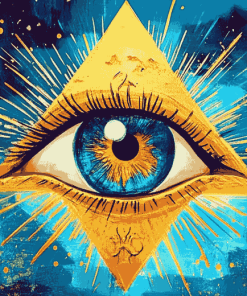 Aesthetic Third Eye Diamond Painting