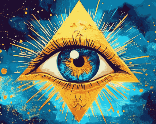 Aesthetic Third Eye Diamond Painting