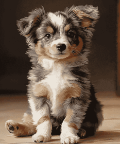 Aesthetic Toy Aussie Puppy Diamond Painting