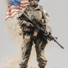 Aesthetic US Army Diamond Painting