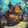 Aesthetic Whimsical Houses Diamond Painting