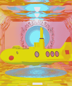 Aesthetic Yellow Submarine Art Diamond Painting