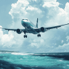 Aircraft Landings at Maho Beach Diamond Painting