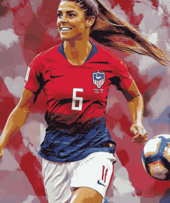 Alex Morgan Famous Footballer Diamond Painting