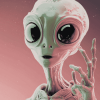 Alien Animation Diamond Painting