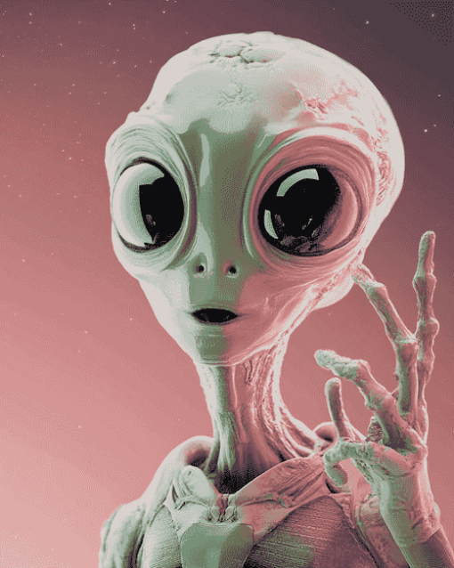 Alien Animation Diamond Painting