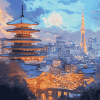 Amazing Japanese Cities Diamond Painting