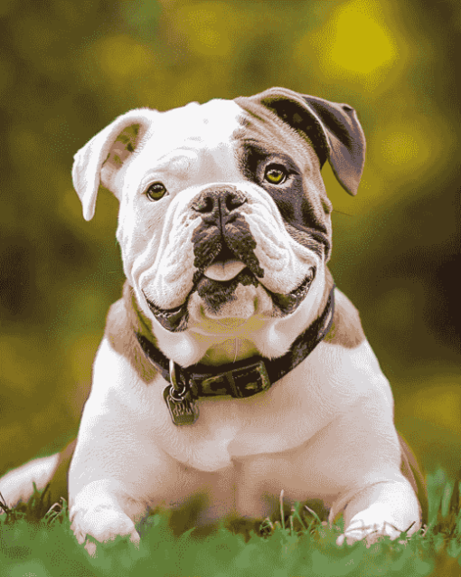 American Bulldog Puppy Diamond Painting