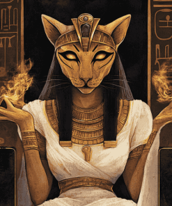 Ancient Egyptian Sekhmet Diamond Painting