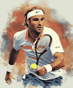 Andre Agassi Tennis Legend Diamond Painting