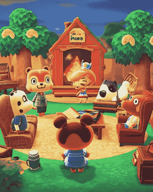 Animal Crossing Fun Diamond Painting