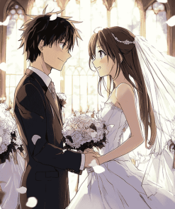 Anime Wedding Romance Diamond Painting