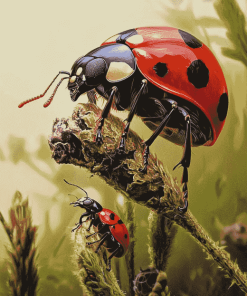 Ant and Ladybug Insect Diamond Painting