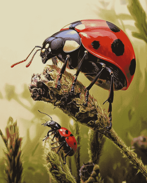 Ant and Ladybug Insect Diamond Painting