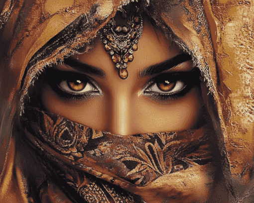 Arab Woman Diamond Painting