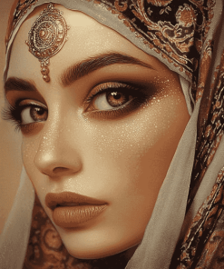 Arab Woman Elegance Diamond Painting