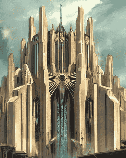 Art Deco Architecture Diamond Painting