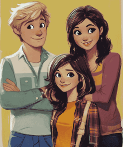 Austin And Ally Characters Diamond Painting