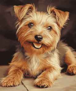 Australian Terrier Puppy Portrait Diamond Painting