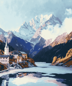 Austrian Alps Landscape Diamond Painting