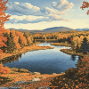 Autumn Landscapes of Upstate New York Diamond Painting