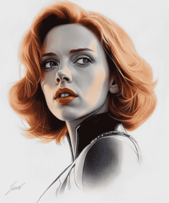 Avengers Black Widow Movie Diamond Painting