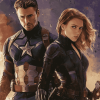 Avengers Clint and Natasha Diamond Painting