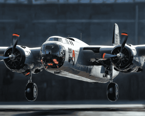 B25 Mitchell Aircraft Diamond Painting