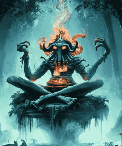 Baba Yoga Horror Movie Diamond Painting