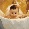 Baby Baptism Celebration Diamond Painting