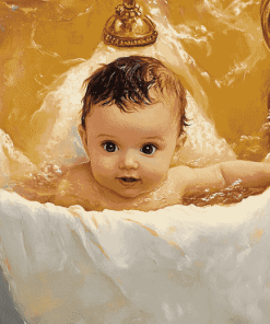 Baby Baptism Celebration Diamond Painting