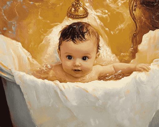 Baby Baptism Celebration Diamond Painting