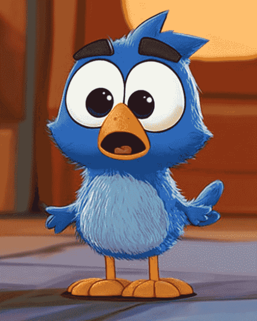 Baby Bluey Cartoon Diamond Painting