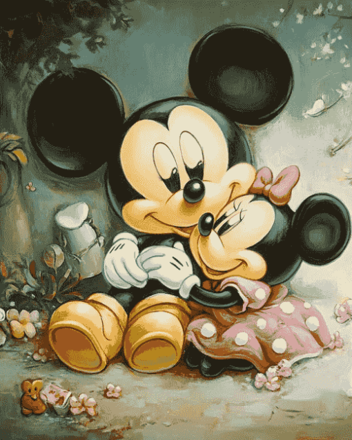 Baby Minnie Mouse Diamond Painting