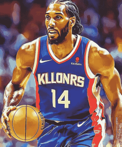 Basketball Icon Kawhi Leonard Diamond Painting