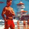 Baywatch Film Collectible Diamond Painting