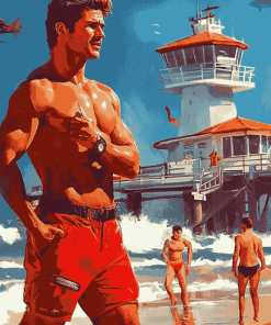 Baywatch Film Collectible Diamond Painting