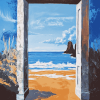 Beach Doorway Diamond Painting