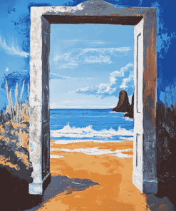 Beach Doorway Diamond Painting