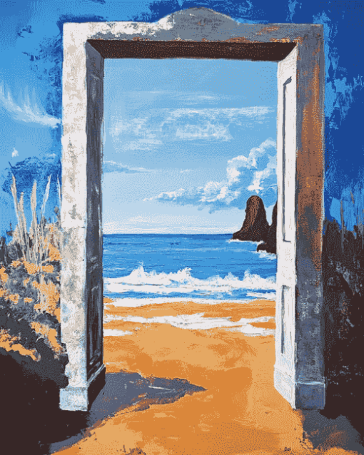 Beach Doorway Diamond Painting