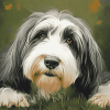 Bearded Collie Puppies Diamond Painting