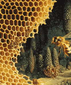 Bee-Inspired Honey Diamond Painting