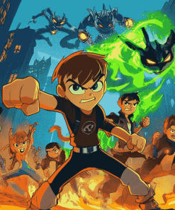 Ben 10 Cartoon Series Diamond Painting