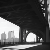 Benjamin Franklin Bridge Black And White Diamond Painting