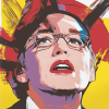 Bernie Sanders Pop Icon Diamond Painting