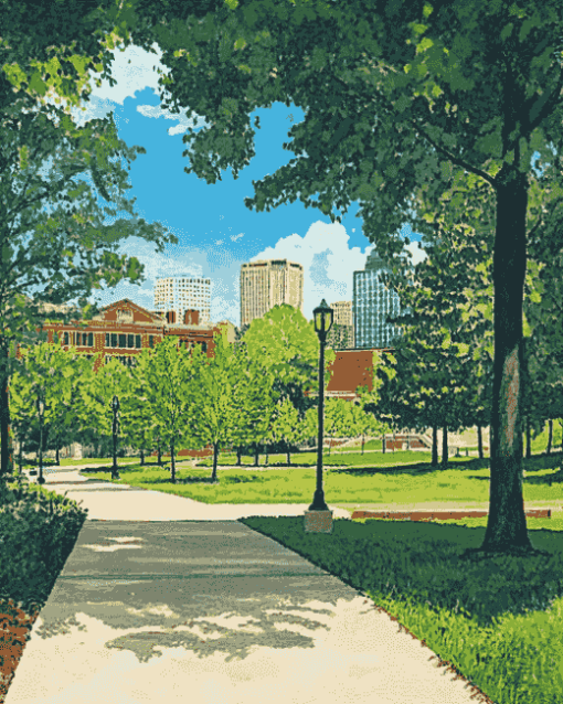 Bicentennial Park Columbus Views Diamond Painting