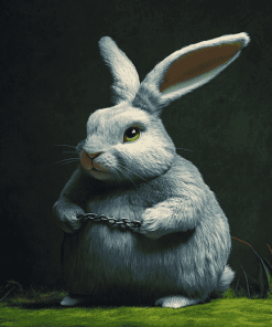 Big Eared Rabbit Diamond Painting