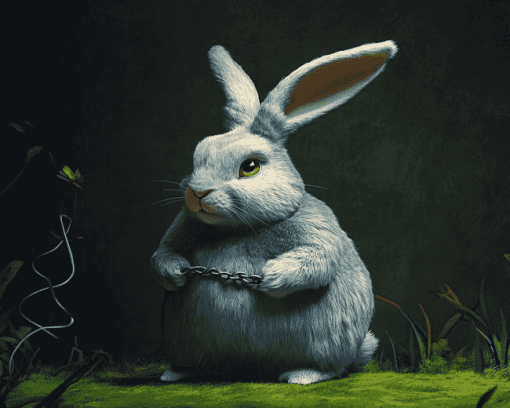 Big Eared Rabbit Diamond Painting